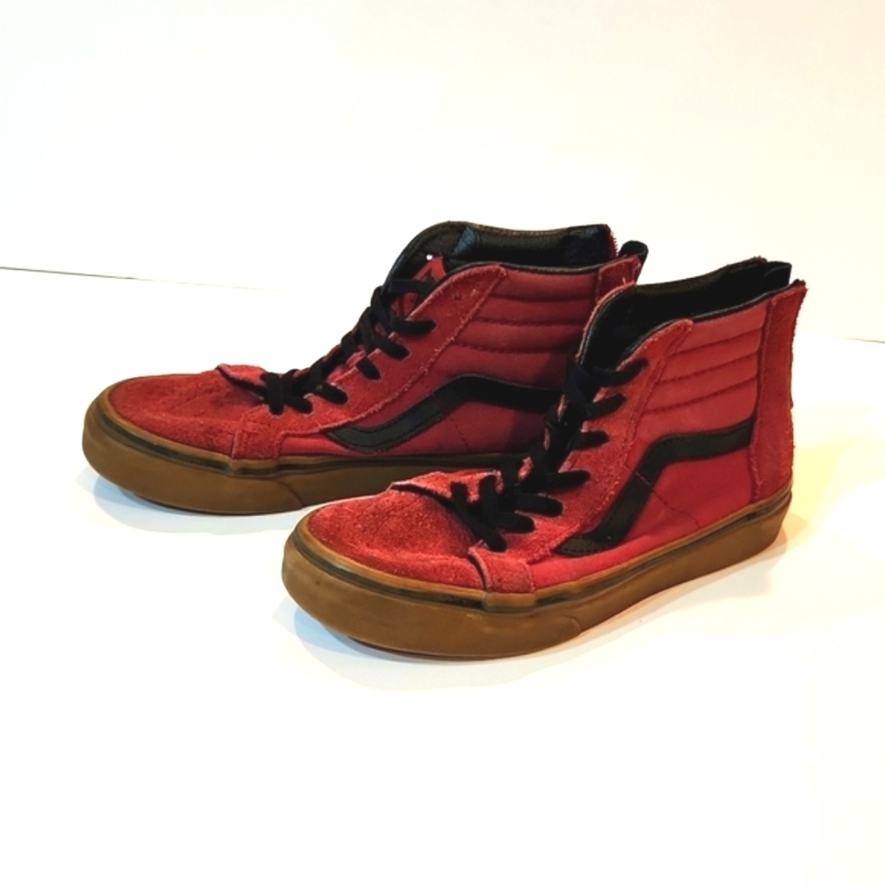 Vans Off The Wall High Top Sneakers Kids Size 2